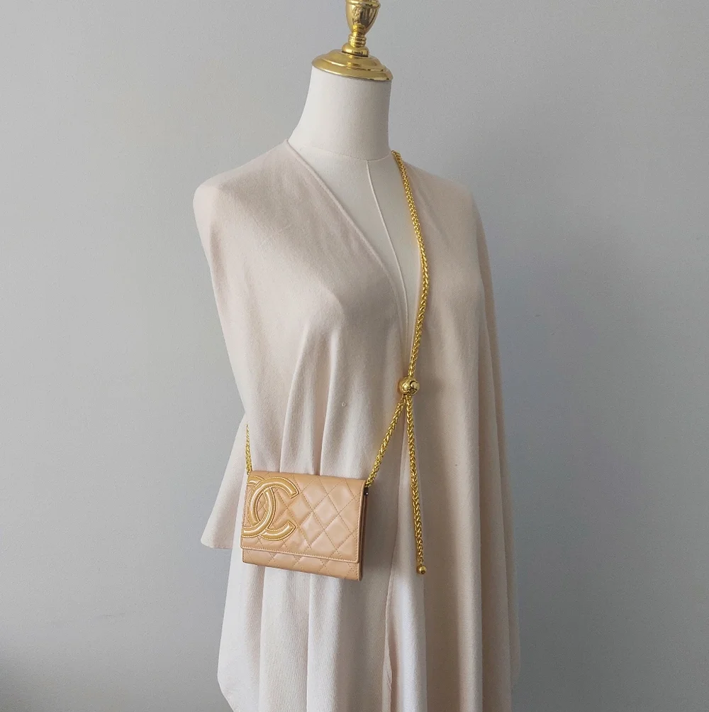 🧡CHANEL Authentic Cambon Small Wallet/Clutch🧡